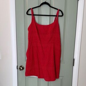 Old Navy Women’s Red eyelet sundress size L